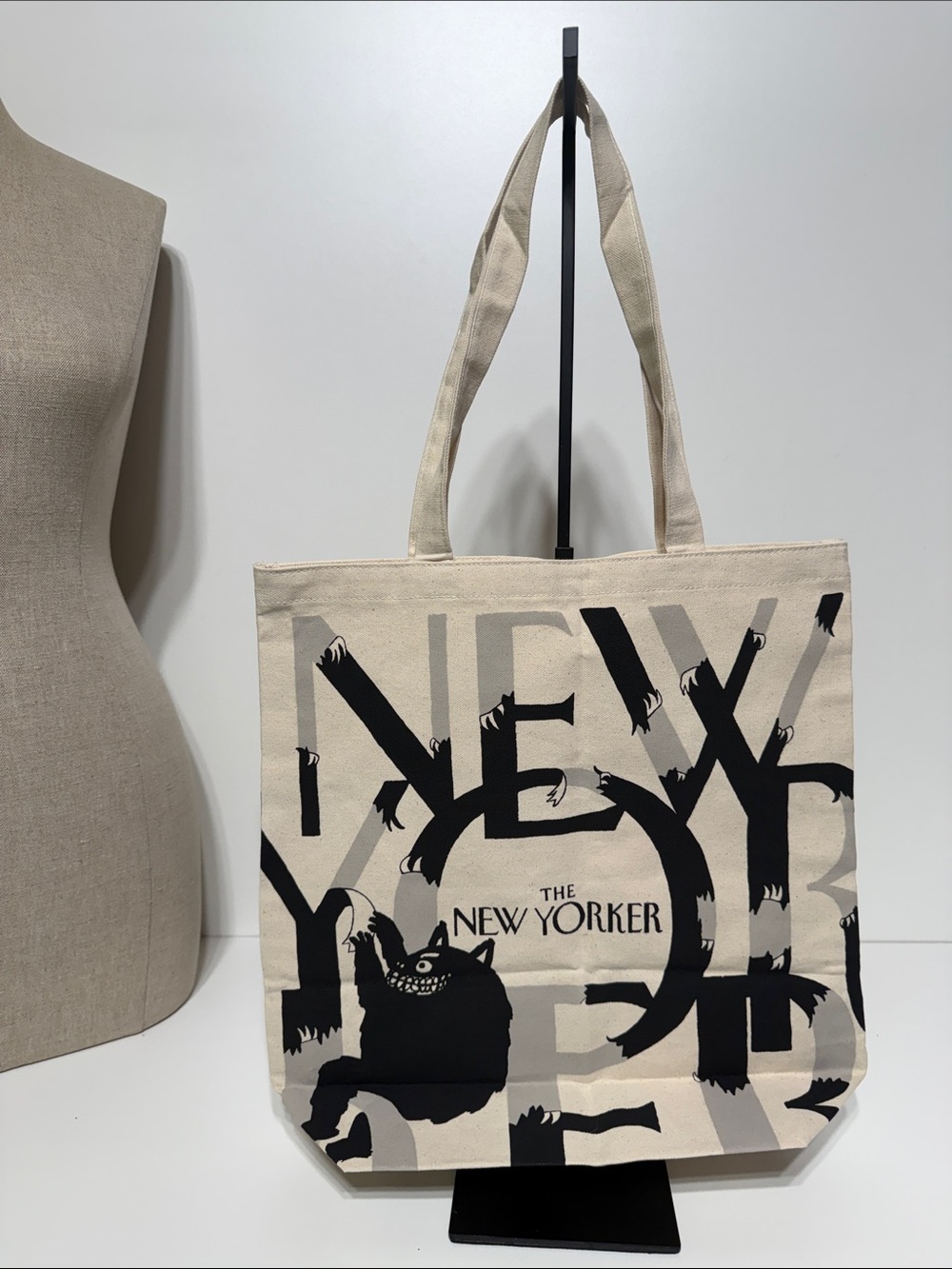 The New Yorker Edward Steed Monster Limited Edition Canvas Tote Bag